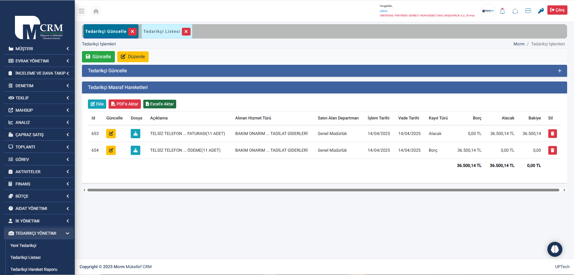 Tedarik ve Tedarikçi Yönetimi